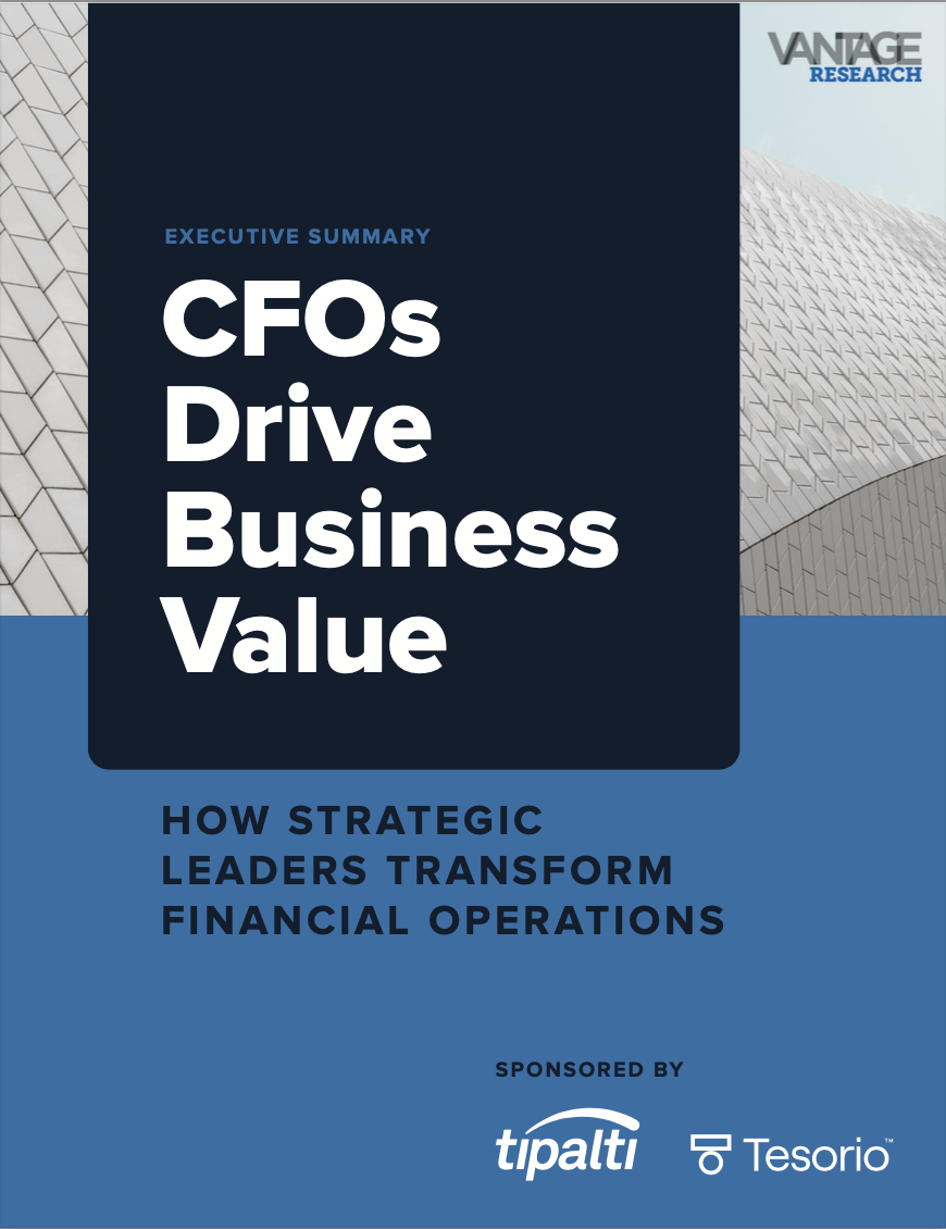 CFOs drive business value