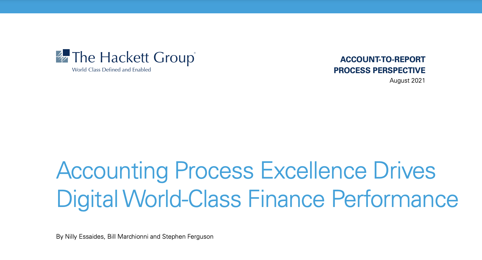 The Hackett Group: Accounting Process