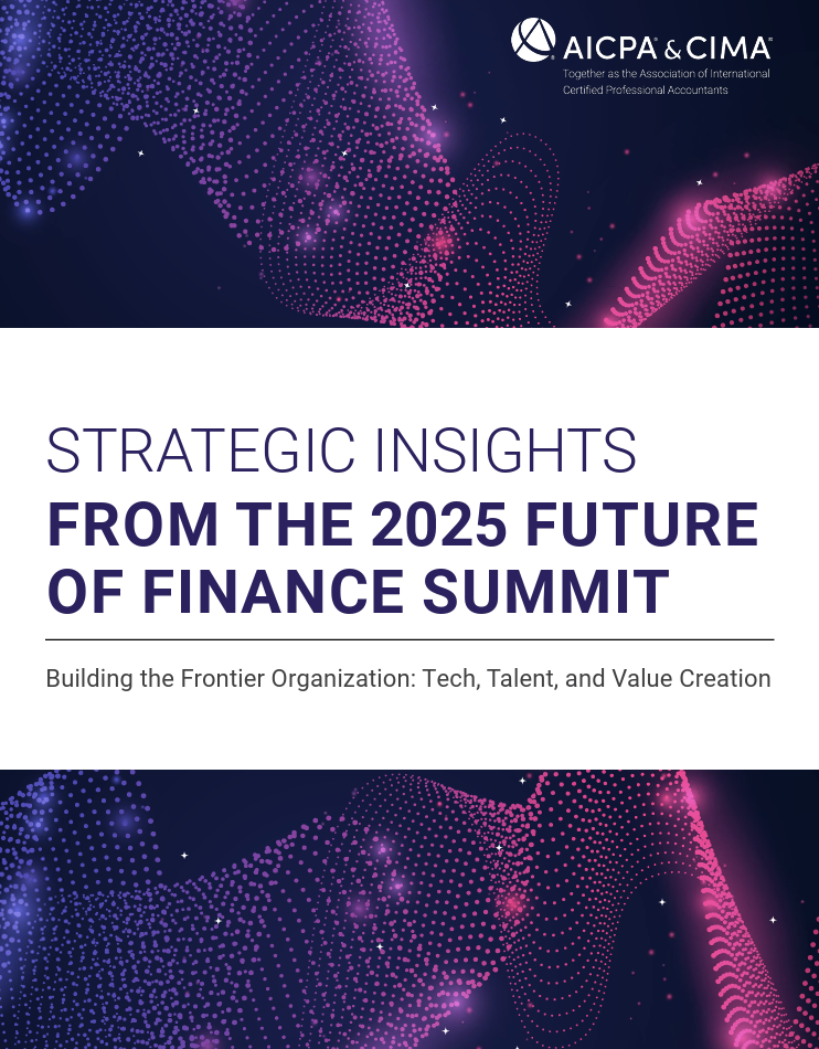 Strategic Insights from the 2025 Future of Finance Summit Strategic Insights from the 2025 Future of Finance Summit