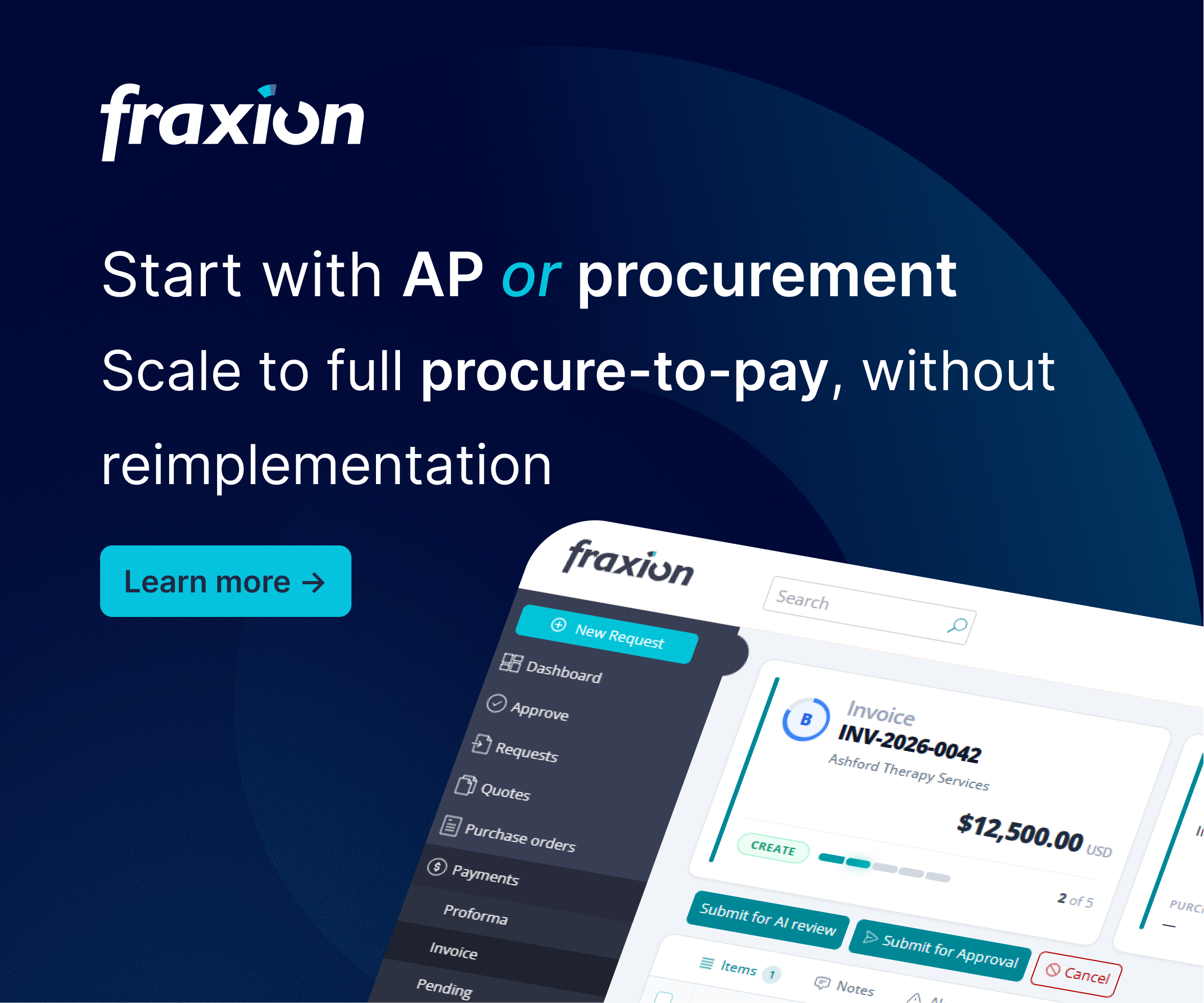Fraxion banner